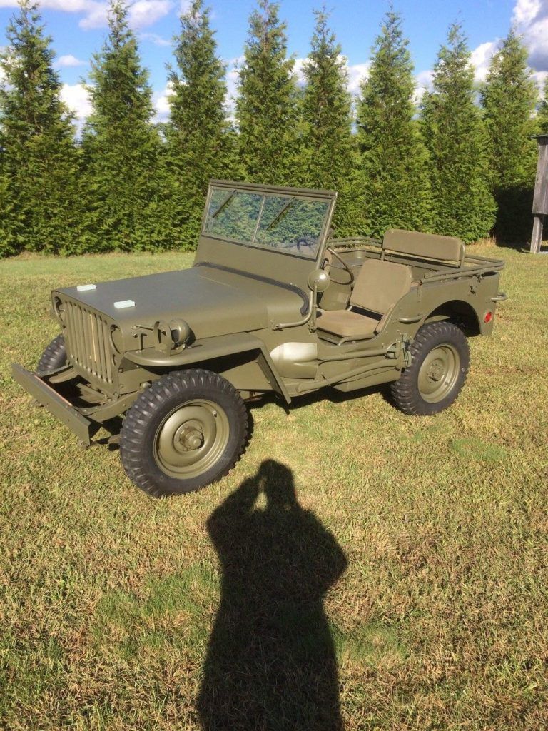 completely restored 1942 Ford GPW military worker