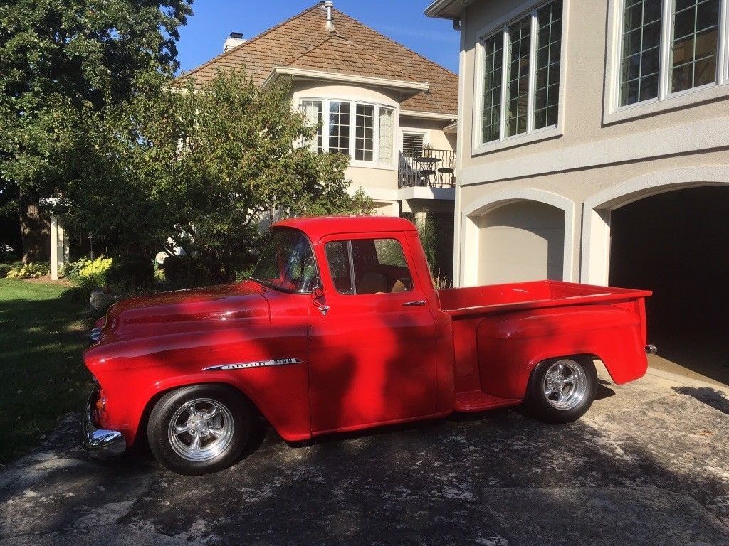 custom 1955 Chevrolet Pickups 3100 restored