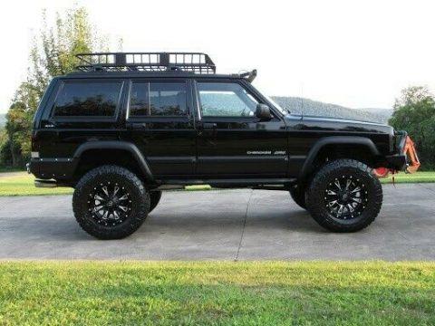 Restored 1999 Jeep Cherokee Black 4.5 Lifted for sale