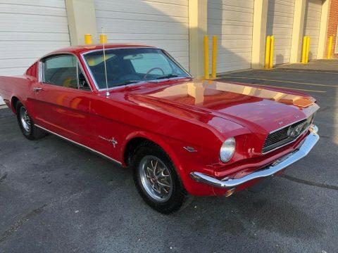 1966 Ford Mustang Fastback, Factory 289 car, Nicely restored for sale