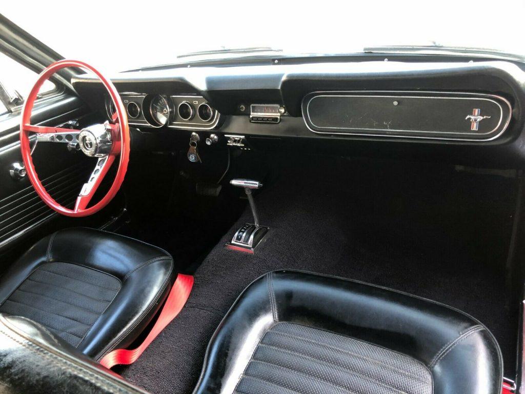 1966 Ford Mustang Fastback, Factory 289 car, Nicely restored