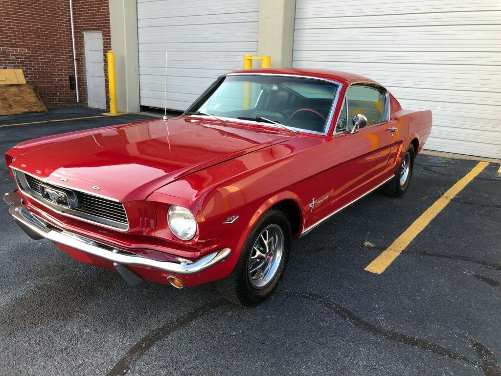 1966 Ford Mustang Fastback, Factory 289 car, Nicely restored