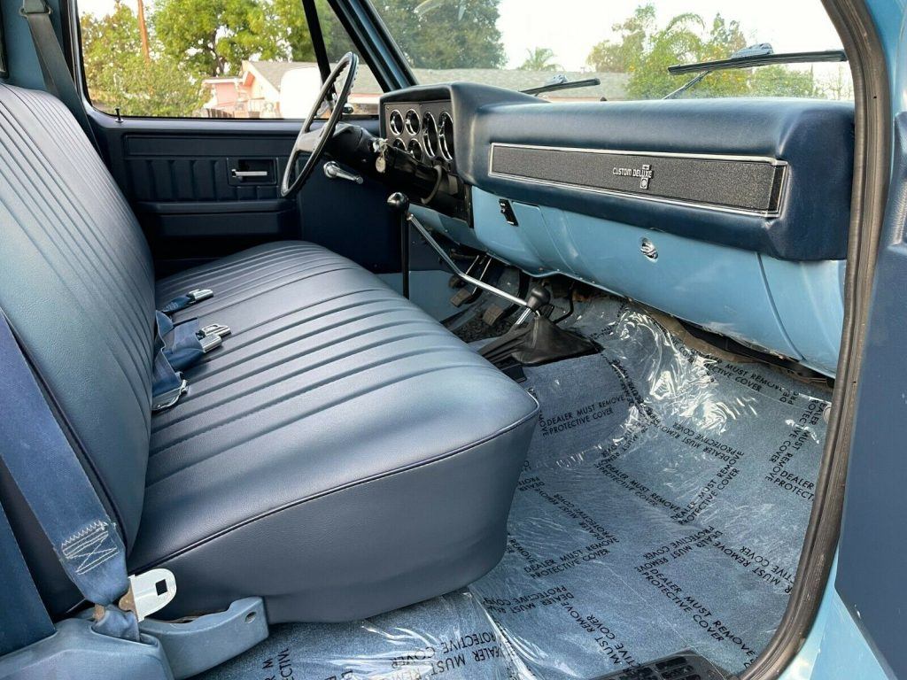 1985 Chevy Custom Deluxe K20 4 Speed Manual Restored