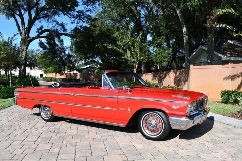 Restored 1963 Ford Galaxie 500 XL Convertible Power Steering and Brakes for sale